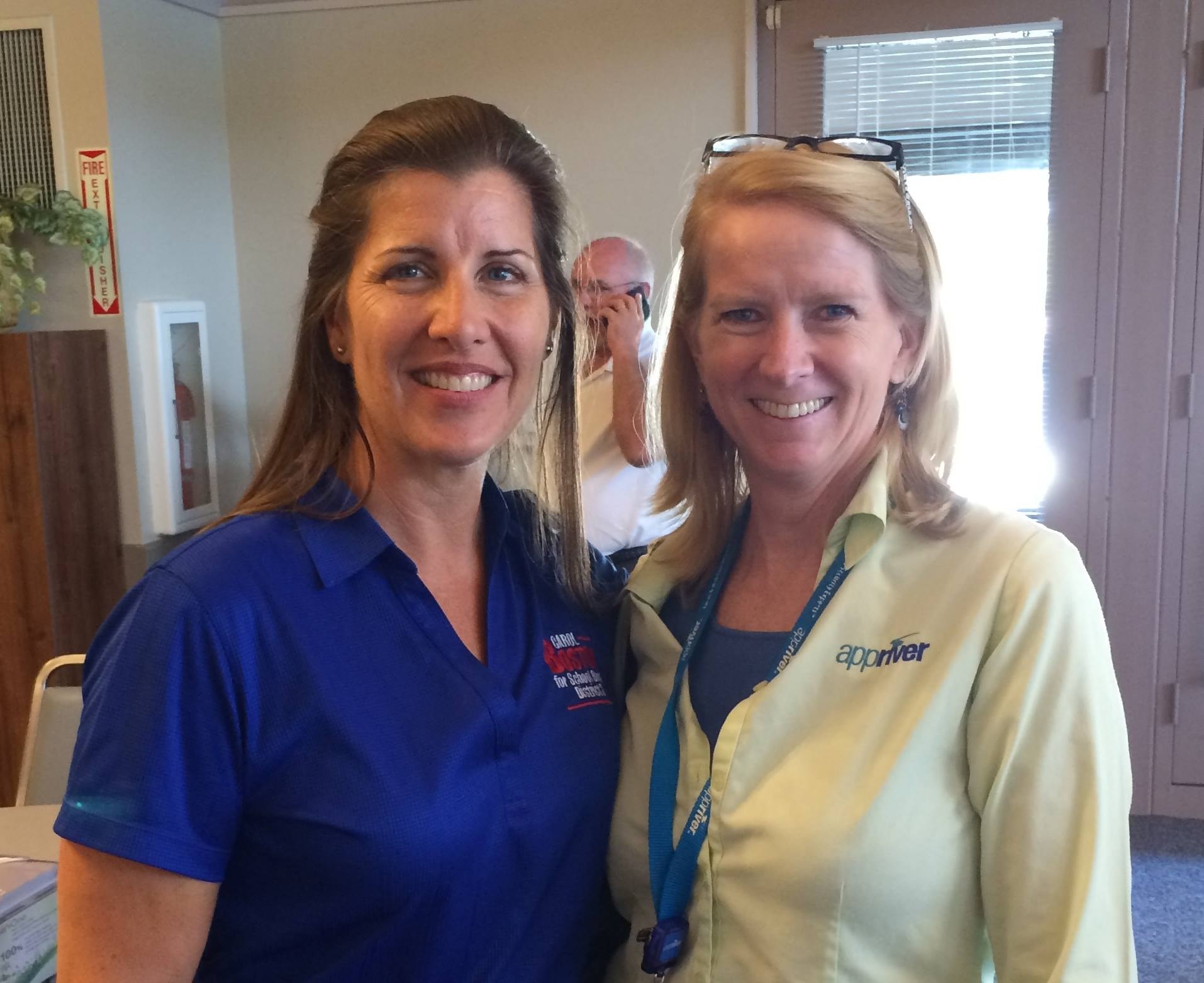 Carol Boston at a community event