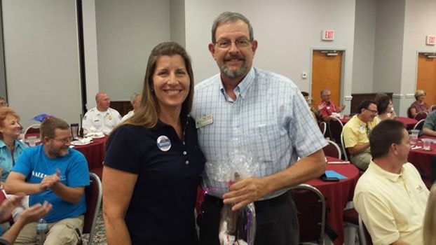 Carol Boston at a Chamber of Commerce community event